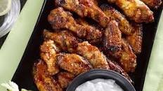 Spicy Chicken Wings with Blue Cheese Dip