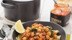 Spicy Chickpea and Spinach Stew