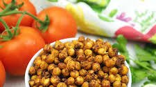 Spicy Chili Lime Roasted Chickpeas