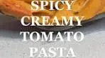 SPICY CREAMY TOMATO PASTA🌱 . Everyone loves a simple ...