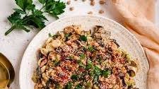 Spicy eggplant salad