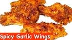 Spicy Garlic Chicken Wings Recipe