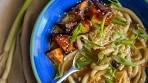 Spicy Gochujang Udon Noodle Recipe With Crispy Tofu!