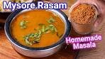 Spicy Mysore Rasam Recipe with Homemade Masala - Secret ...