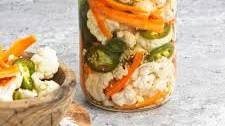 Spicy Pickled Cauliflower And Carrots