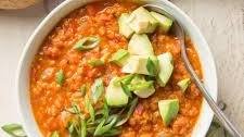 Spicy Red Lentil Chili