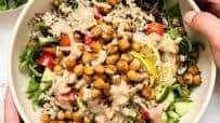 Spicy Roasted Chickpea Salad