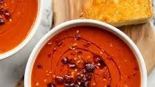 Spicy Roasted Red Pepper Soup