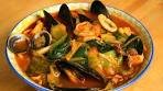 Spicy seafood and meat mixed noodle soup (Jjamppong: 짬뽕)