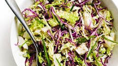 Spicy-Sweet Asian Slaw with Pickled Daikon