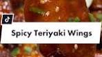 Spicy Teriyaki Wings 🔥🔥🔥 #friedchicken #chickenwings ...