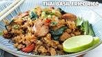 Spicy Thai Basil Chicken Fried Rice | quick & easy meal | fried ...