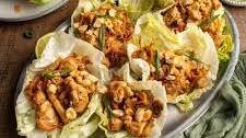 Spicy Thai Chicken Lettuce Wraps