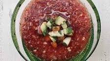 Spicy Watermelon Gazpacho with Jalapeño