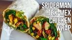 Spiderman Tex Mex Chicken Wrap for Healthy Lunch ...