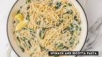 Spinach Ricotta Pasta