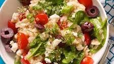 Spinach, Tomato and Feta Oatmeal