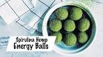 Spirulina Hemp Protein Energy Balls | Raw, Vegan, No-Bake ...