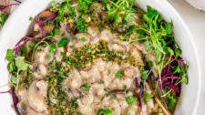 Spring Herb Mushroom Risotto