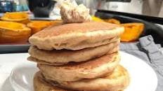 Squash Pancakes with Maple Butter