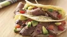 Steak Tacos with Avocado Salsa