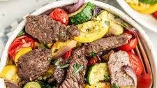 Steak with Roasted Veggies