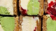 Strawberry Matcha Ice Cream Sandwiches