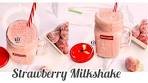 Strawberry Milk Shake|Smoothie