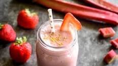 Strawberry Rhubarb Smoothie Recipe