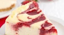 Strawberry Swirl Cheesecake