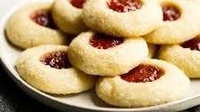 Strawberry Thumbprint Cookies