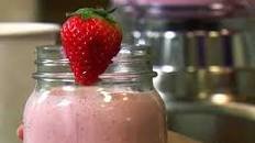 Strawberry Vanilla Bean Milkshake