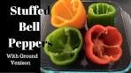 Stuffed Bell Peppers with Ground Venison