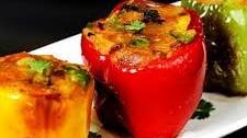Stuffed Capsicum | Stuffed Bell Pepper Recipe