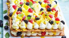 Summer fruit & mascarpone tart