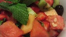 Summer Fruit Salad with Mint Dressing