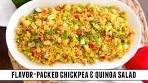 Super Healthy! Chickpea & Quinoa Salad | Packed with ...