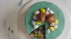 Surprise Spring Cookies and Cream Cake