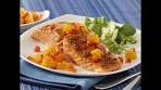 Sweet and Spicy Baked Salmon & Citrus Salsa