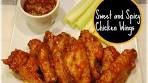 Sweet and Spicy Chicken Wings Recipe