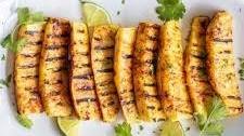 Sweet and Spicy Grilled Pineapple with Cinnamon