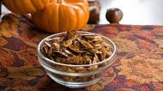 Sweet and Spicy Roasted Pumpkin Seeds