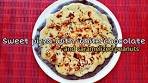 Sweet Pizza with cocoa pizza dough../Easy desert pizza ...