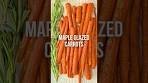 Sweet & Savory Maple Glazed Carrots #sidedish ...