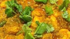 Sweet Shrimp Curry (Jhinge ka Meetha Salan)