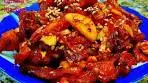 Sweet & Spicy Korean Stir Fried Dried Pollock Fish Side Dish ...