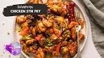 Szechuan Chicken | Schezwan Chicken Stir Fry