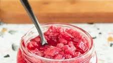 Tart Rhubarb Compote