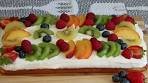 Tarte aux fruits avec crème au yogourt - recette facile, rapide ...