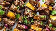 Teriyaki Beef Skewers